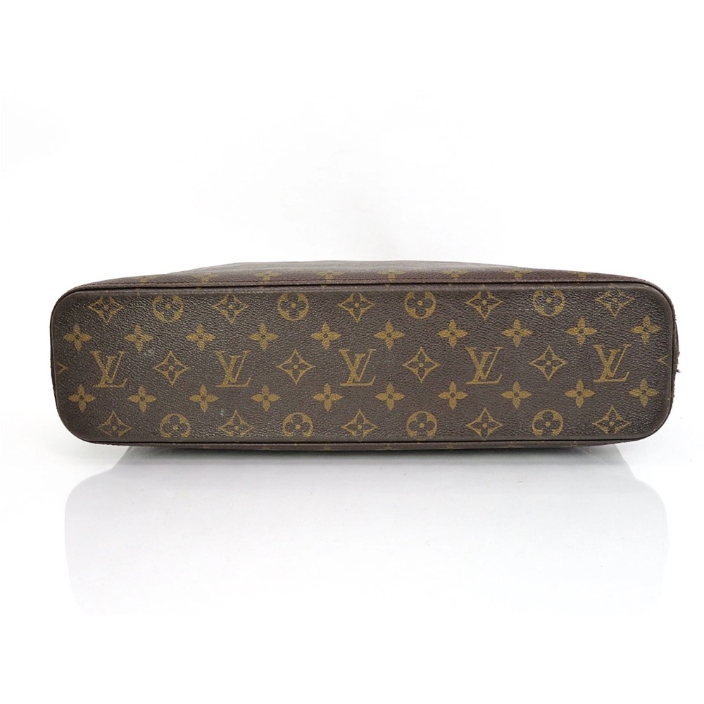 Louis Vuitton Brown and Tan Monogram Tote - Picture 4 of 16